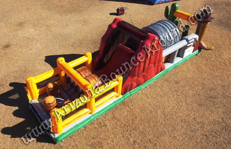 Western themed obstacle course rental Phoenix Arizona